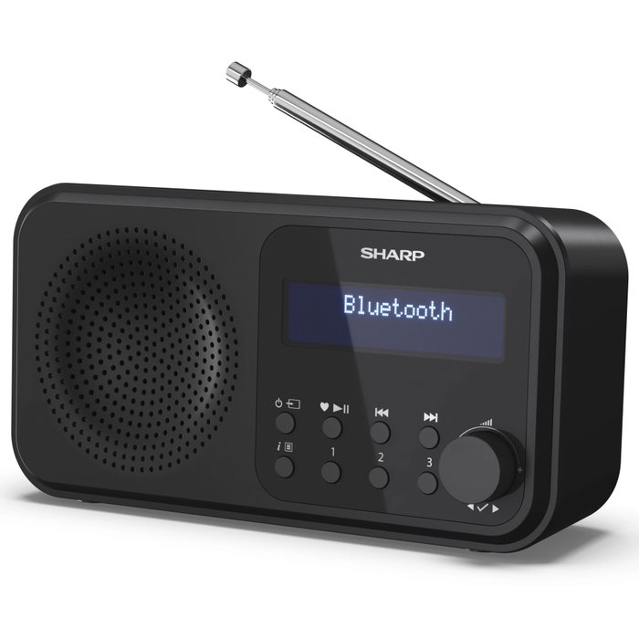 Sharp DR-P420(BK) Radio numérique portable Noir