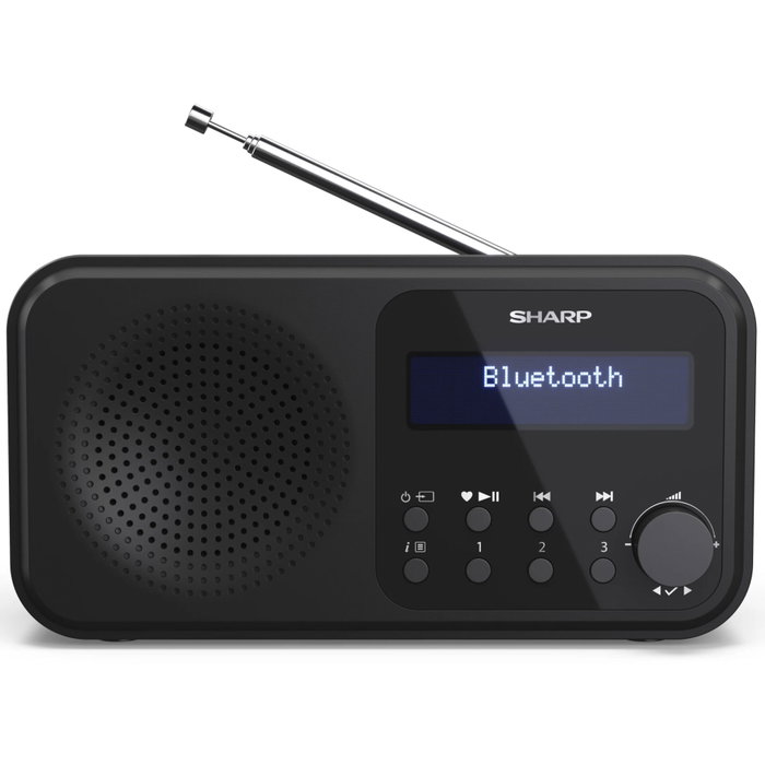 Sharp DR-P420(BK) Radio numérique portable Noir
