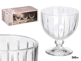 VIVALTO Coupe à glace Rayas 360ml Transparent