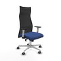 Piqueras y Crespo Chaise de Bureau Albacete Bleu Marine et Noir
