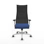 Piqueras y Crespo Chaise de Bureau Albacete Bleu Marine et Noir