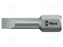 WERA Embout de tournevis plat TORSION 6,5x1,2mm 25mm