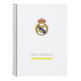 Carnet Real Madrid C.F. Blanc A5 80 Volets