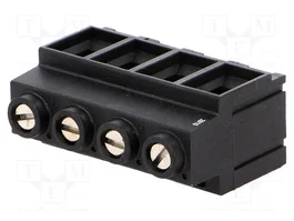 HARTING barre de serrage pour PCB har-flexicon® 1x4 noir