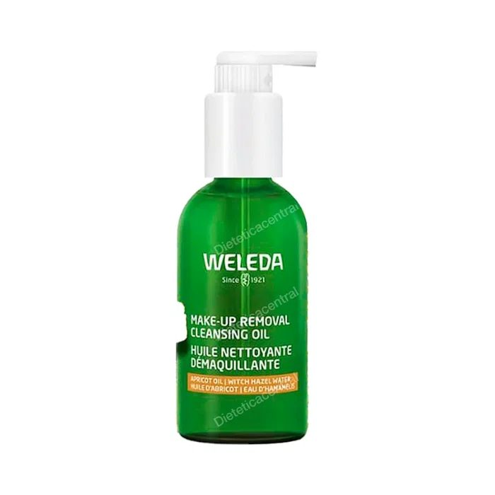 WELEDA - Huile démaquillante nettoyante, 150 ml, 100% d'origine naturelle, avec huile d'abricot et eau d'Hamamelis, pour tout type de peau WELEDA - Huile démaquillante nettoyante, 150 ml, 100% d'origine naturelle, avec huile d'abricot et eau d'Hamamelis, pour tout type de peau