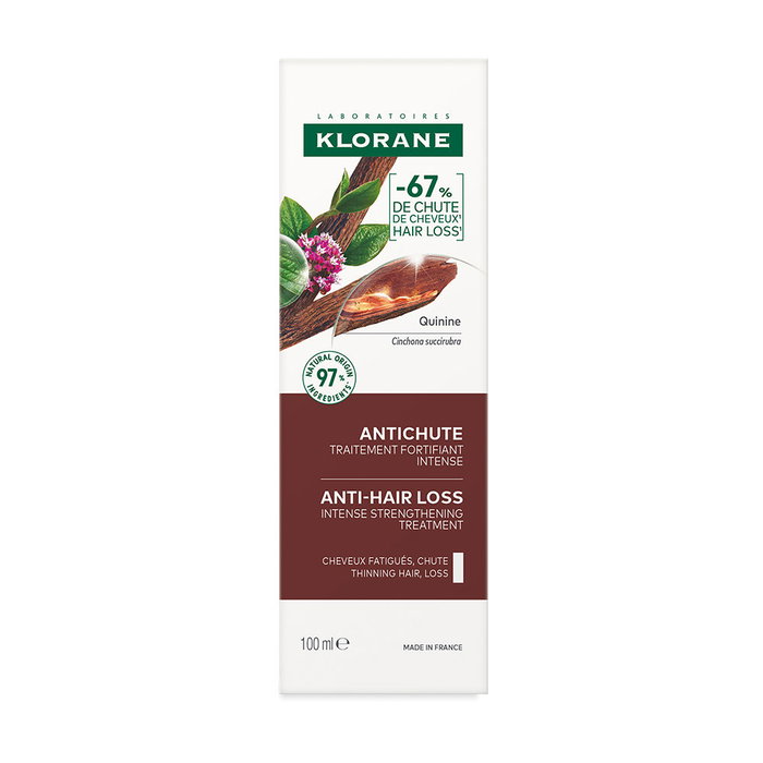 Klorane Sérum Fortifiant Anti-Chute à la Quinine et Edelweiss Bio - Traitement Intensif 100 ml