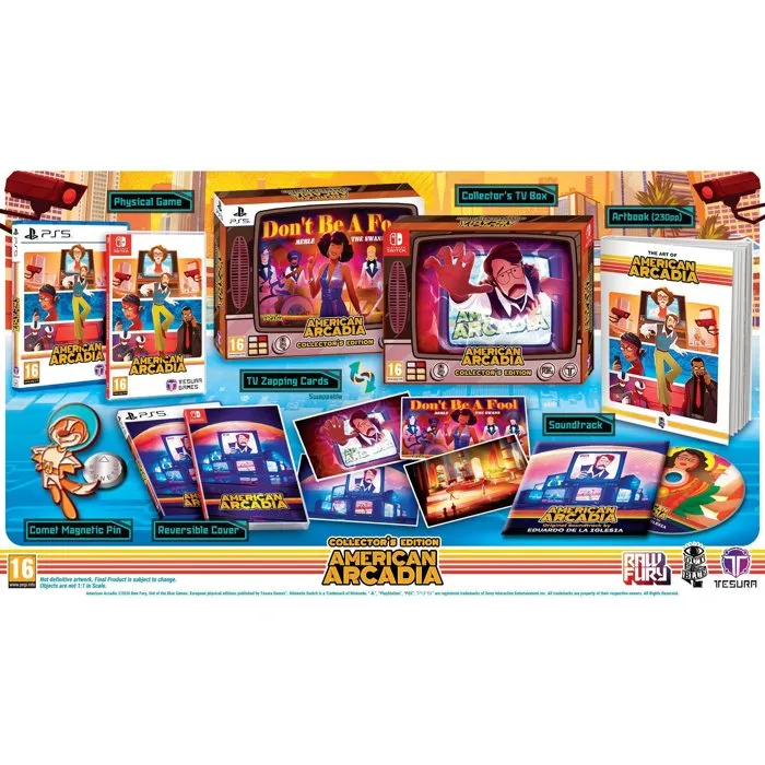 Just For Games American Arcadia Collector's Edition - Jeu PS5 Just For Games American Arcadia Collector's Edition - Jeu PS5