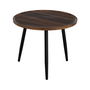 Petite Table d'Appoint Marron Noir 60 x 60 x 49,5 cm