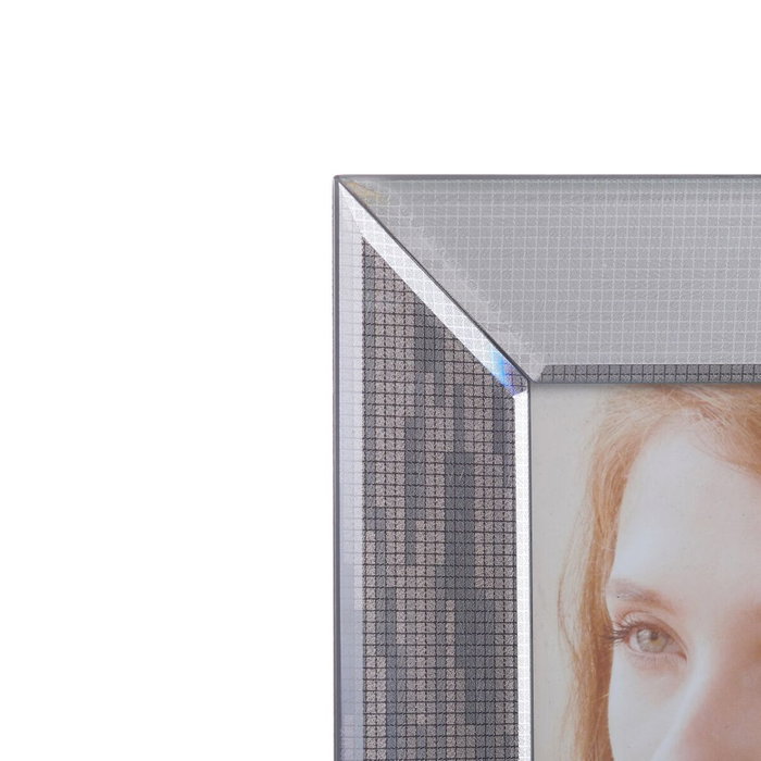BigBuy Home Cadre photo Gris Verre 15 x 20 cm