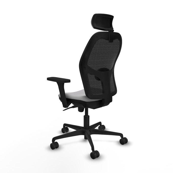 Piqueras y Crespo Chaise de Bureau avec Appui-tête Jorquera 3D036N2 Gris clair