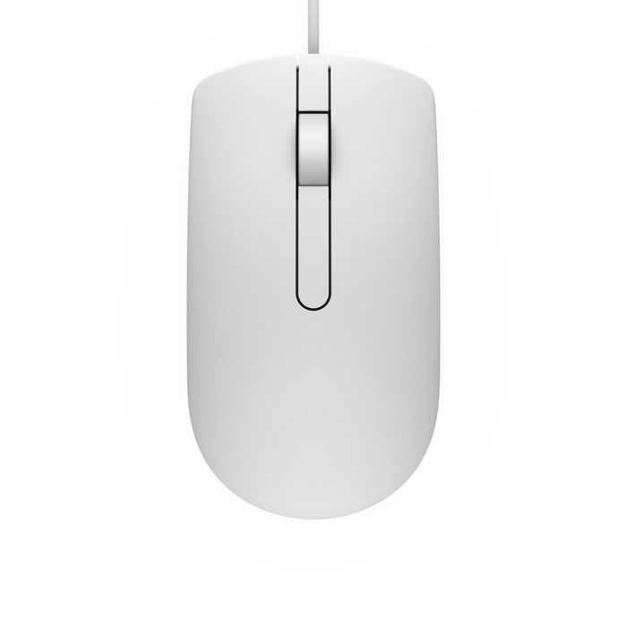 Dell MS116 Souris Optique Blanche 1000 DPI USB