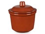 LA DEHESA Petit bocal rond en terre cuite 450 ml couleur miel