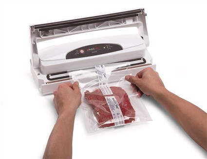 Magic Vac Genius - Machine à emballer sous vide domestique - Conservation des aliments, utilisation intuitive - MAGIC VAC®