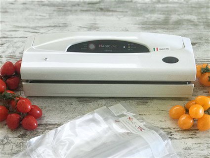 Magic Vac Genius - Machine à emballer sous vide domestique - Conservation des aliments, utilisation intuitive - MAGIC VAC®