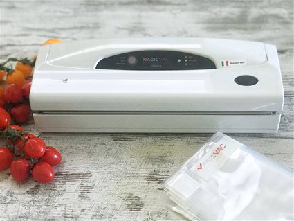 Magic Vac Genius - Machine à emballer sous vide domestique - Conservation des aliments, utilisation intuitive - MAGIC VAC®