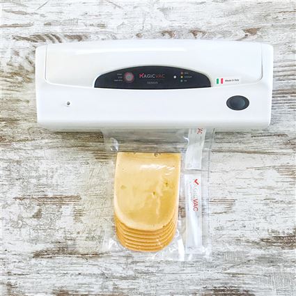 Magic Vac Genius - Machine à emballer sous vide domestique - Conservation des aliments, utilisation intuitive - MAGIC VAC®