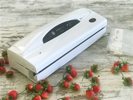 Magic Vac Genius - Machine à emballer sous vide domestique - Conservation des aliments, utilisation intuitive - MAGIC VAC®