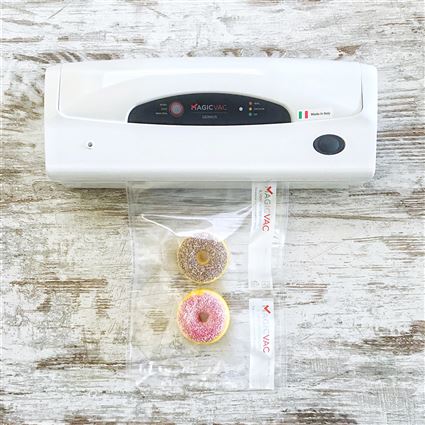 Magic Vac Genius - Machine à emballer sous vide domestique - Conservation des aliments, utilisation intuitive - MAGIC VAC®