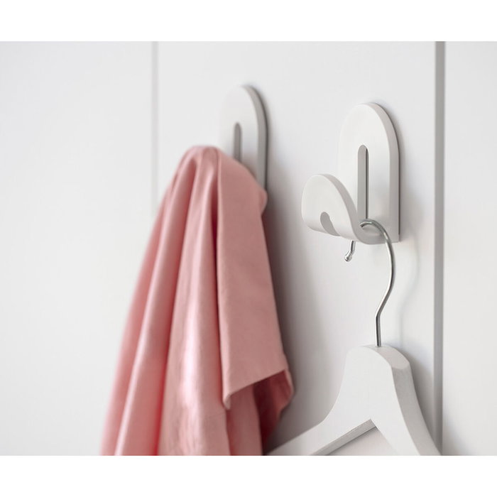 Crochet pour suspendre Inofix calma Blanc 2,5 kg Adhésif