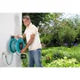 Gardena Dévidoir mural Classic 60 - Longueur 60 m max - Kit complet prêt à l'emploi - Résistant au gel et aux UV