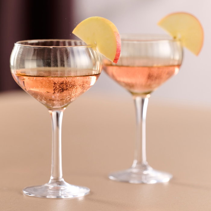 Day Lot de 4 verres à cocktail 250 ml avec texture à rayures