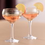 Day Lot de 4 verres à cocktail 250 ml avec texture à rayures