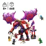 Lego - Jeu de construction LEGO NINJAGO 71832 Croc-de-tonnerre, le dragon du chaos, avec 6 minifigurines, pour enfants de 8 ans et plus