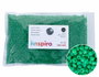 Innspiro Perles de rocaille en verre rond opaque vert 2,3 mm 500 g