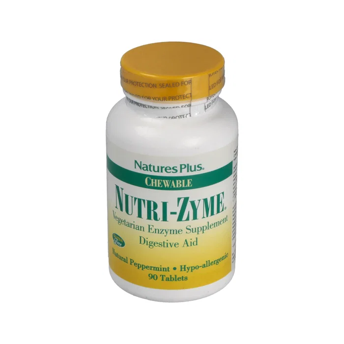 Natures Plus Nutri-Zyme 90 comprimés masticables Menthe