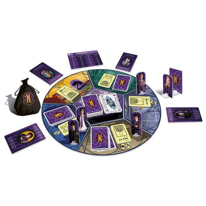 Asmodee MIXWED01ES Jeu de société Mercredi : L'attaque du Hyde, coopératif, 2-4 joueurs, 10 ans et +