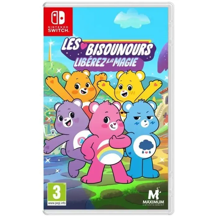 Just For Games Les Bisounours Libérez la Magie - Jeu d'aventure sur Nintendo Switch - 200 niveaux colorés et adaptés à tous les âges Just For Games Les Bisounours Libérez la Magie - Jeu d'aventure sur Nintendo Switch - 200 niveaux colorés et adaptés à tous les âges