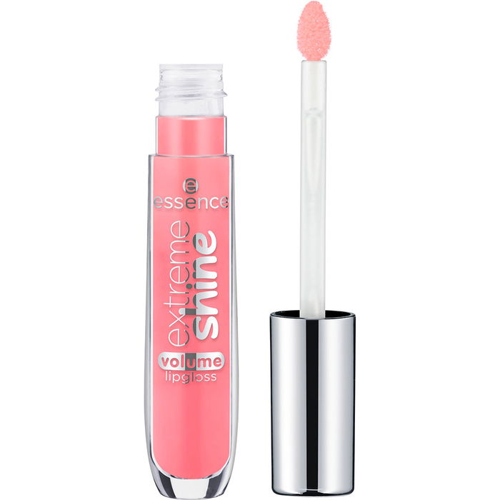 Essence Gloss volumisant EXTREME SHINE n20 Pêche Please 5 ml - Effet repulpant, brillance intense, sans silicone, emballage plastique recyclé