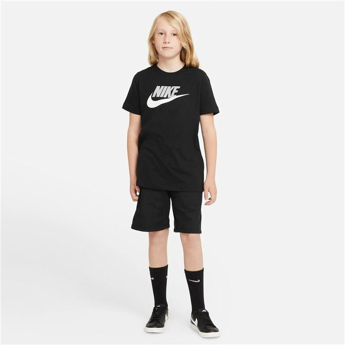 T shirt à manches courtes Enfant Nike Sportswear Noir