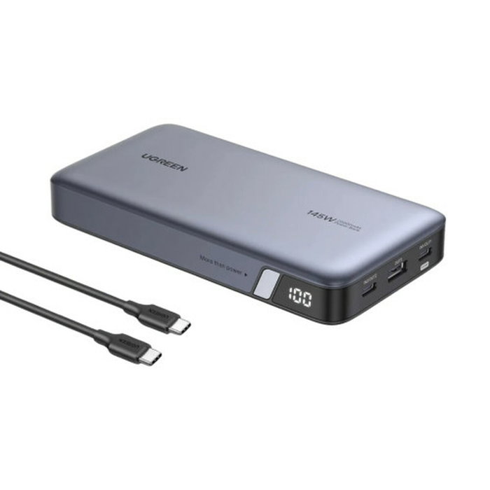 Ugreen Power Bank 25000mAh 145W Gris USB-C PD Ugreen Power Bank 25000mAh 145W Gris USB-C PD