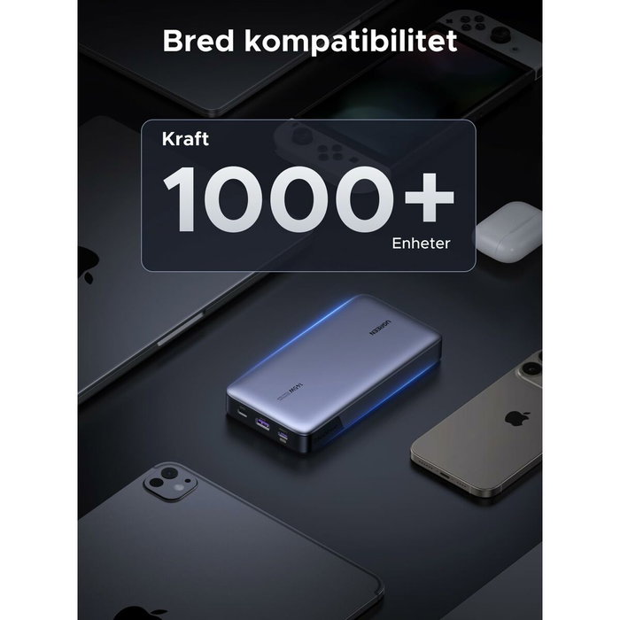 Ugreen Power Bank 25000mAh 145W Gris USB-C PD Ugreen Power Bank 25000mAh 145W Gris USB-C PD