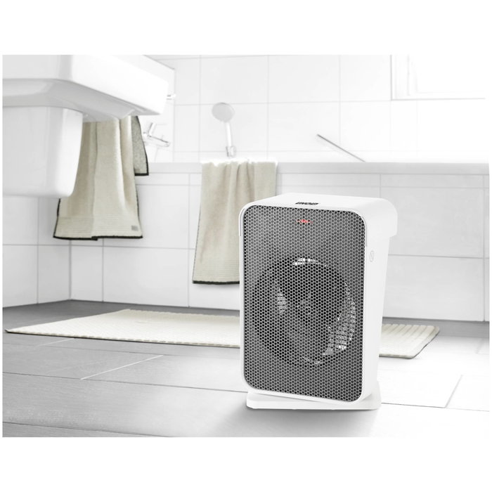 Unold 86450 Radiateur Soufflant IP21 Blanc/Gris