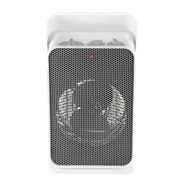 Unold 86450 Radiateur Soufflant IP21 Blanc/Gris