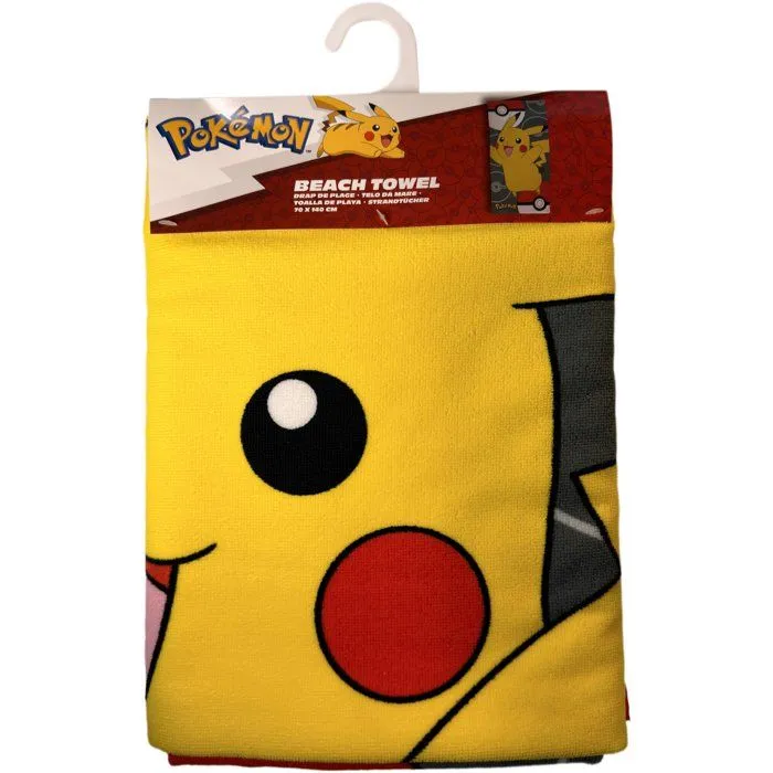 Pokemon Serviette de plage POK454 en microfibre 70 x 140 cm