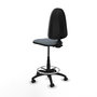 PIQUERAS Y CRESPO Tabouret de Bureau Gris avec Structure Polyamide Noire