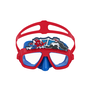 Bestway 98023 Masque de Natation Enfant Spiderman avec Sangle Silicone +3 Ans Plage et Piscine