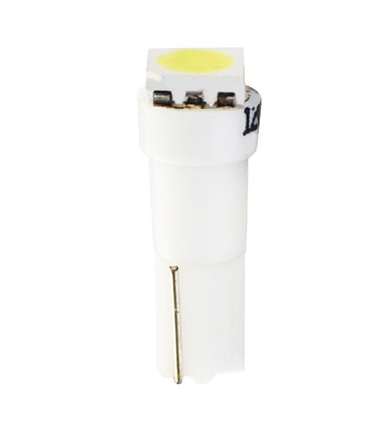 M-Tech Blister 2X Led L053W T5 1XSmd5050 Blanc Douille W2x4.6D 12V