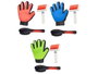 MASCOW Set 3 Pièces Brosse et Gant de Toilettage pour Animaux, Lot 3 Couleurs, 22x28.5x8 cm (Set de 12)
