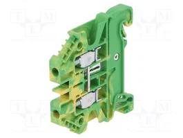 WIELAND Connecteur pour rail 1kV 2,5mm2 jaune-vert