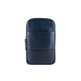 Piquadro Sac bandoulière en cuir Bleu