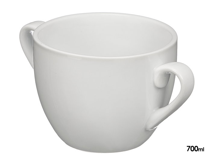 Vessia Consome Asas 700 ml Porcelaine Blanc 18x10x12 cm (Set de 16) Vessia Consome Asas 700 ml Porcelaine Blanc 18x10x12 cm (Set de 16)