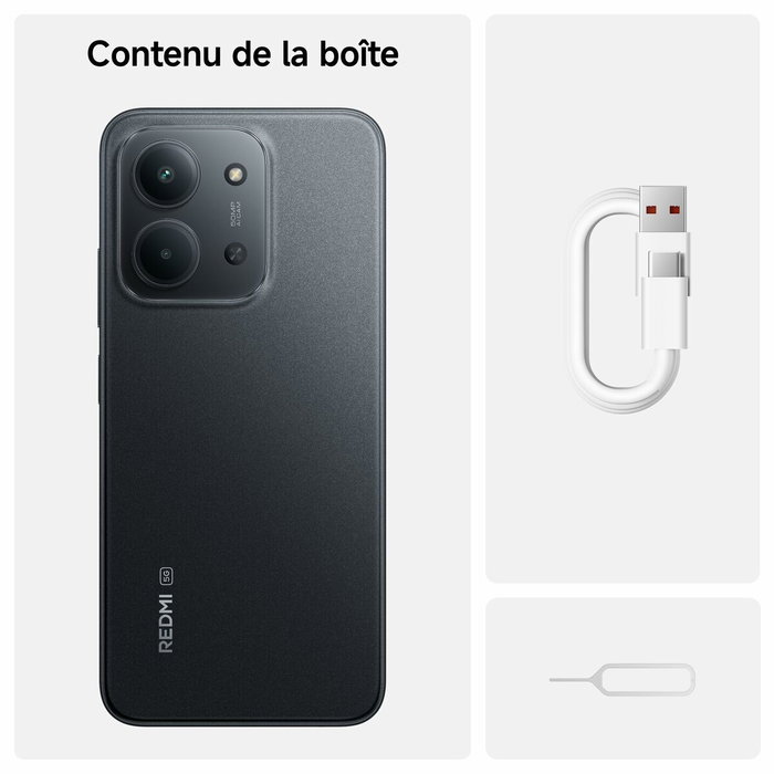 Xiaomi Redmi Note 15C 5G 4 Go RAM 256 Go Noir Xiaomi Redmi Note 15C 5G 4 Go RAM 256 Go Noir