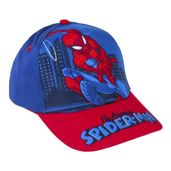 Cerdà - Gorra Set Gafas De Sol Spiderman - Kit casquette et lunettes de soleil Spider-Man pour enfant - Bleu - De 3 à 8 ans