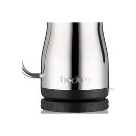 Bodum BISTRO Bouilloire électrique à long bec 1.0 L 1200 W en acier inoxydable