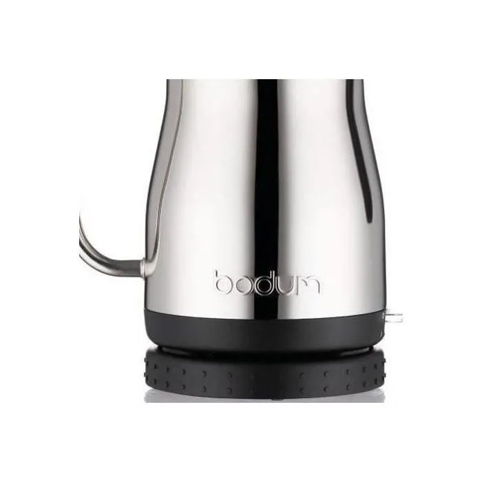 Bodum BISTRO Bouilloire électrique à long bec 1.0 L 1200 W en acier inoxydable