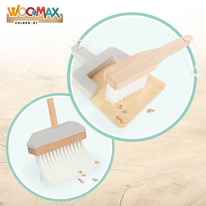 Woomax Kit de nettoyage et de rangement jouet 23,5 x 75 x 23,5 cm
